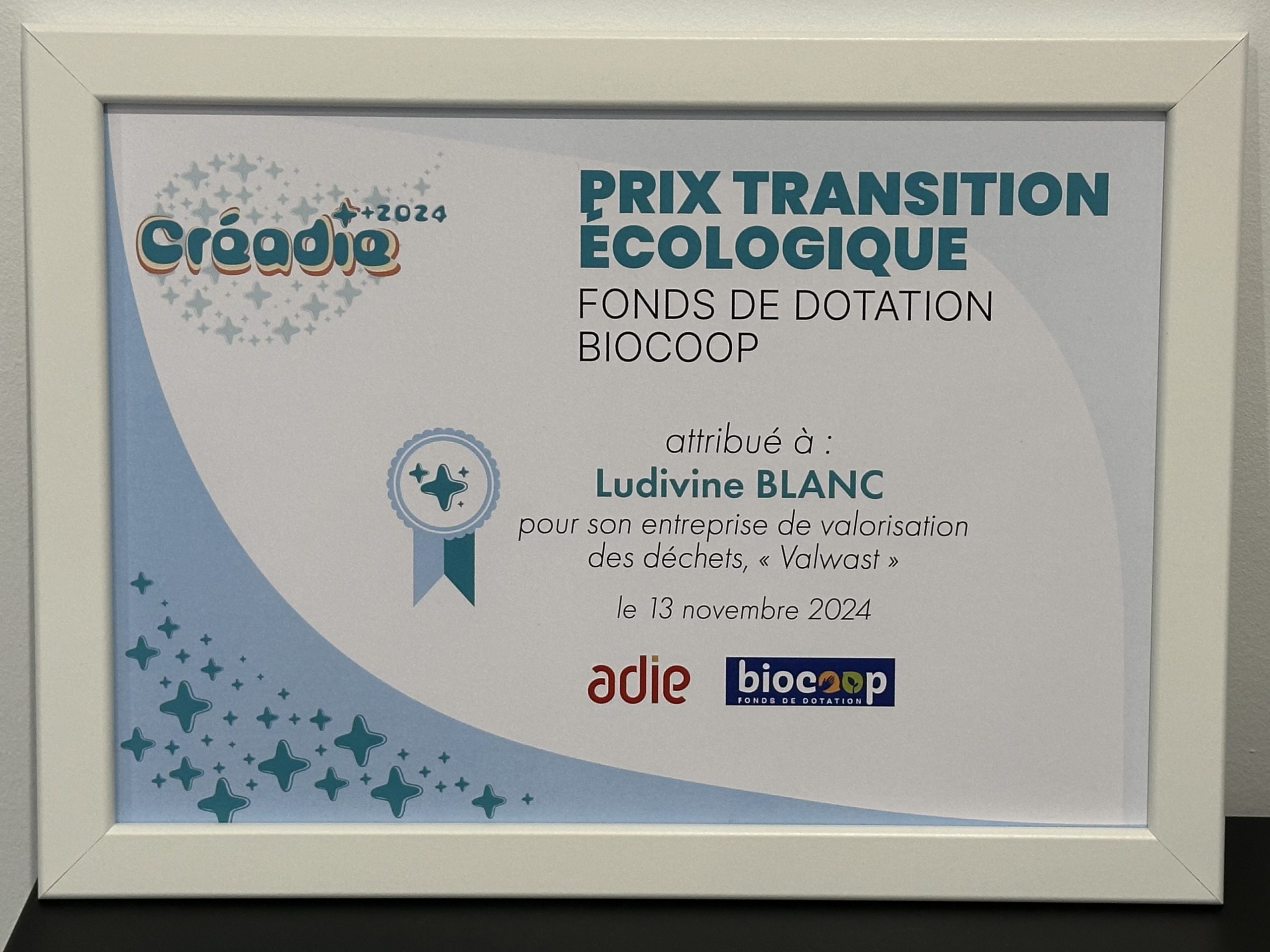 Prix Transition écologique Créadie - 2024